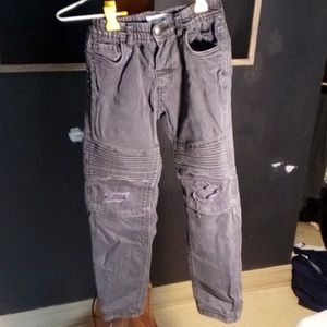 Boys Moto distressed jeans